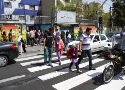 معابر منطقه14 برای تردد دانش آموزان ایمن تر شدند ، نمایش الفبای ایمنی در محدوده مدارس و آکادمی ها